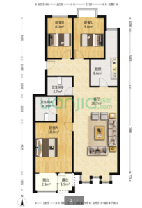 朝阳区三居室住宅出售